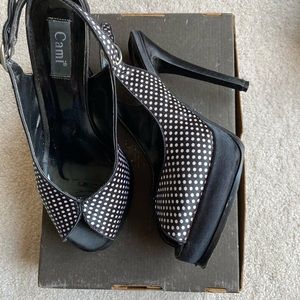 Platform sling backs